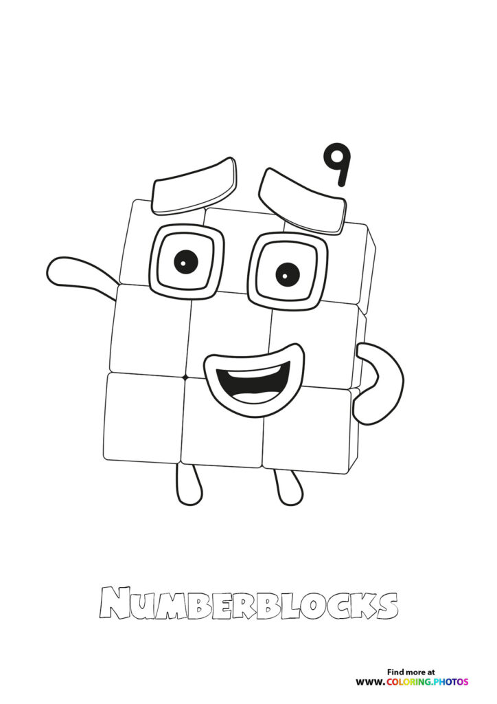 Number 9 Numberblocks
