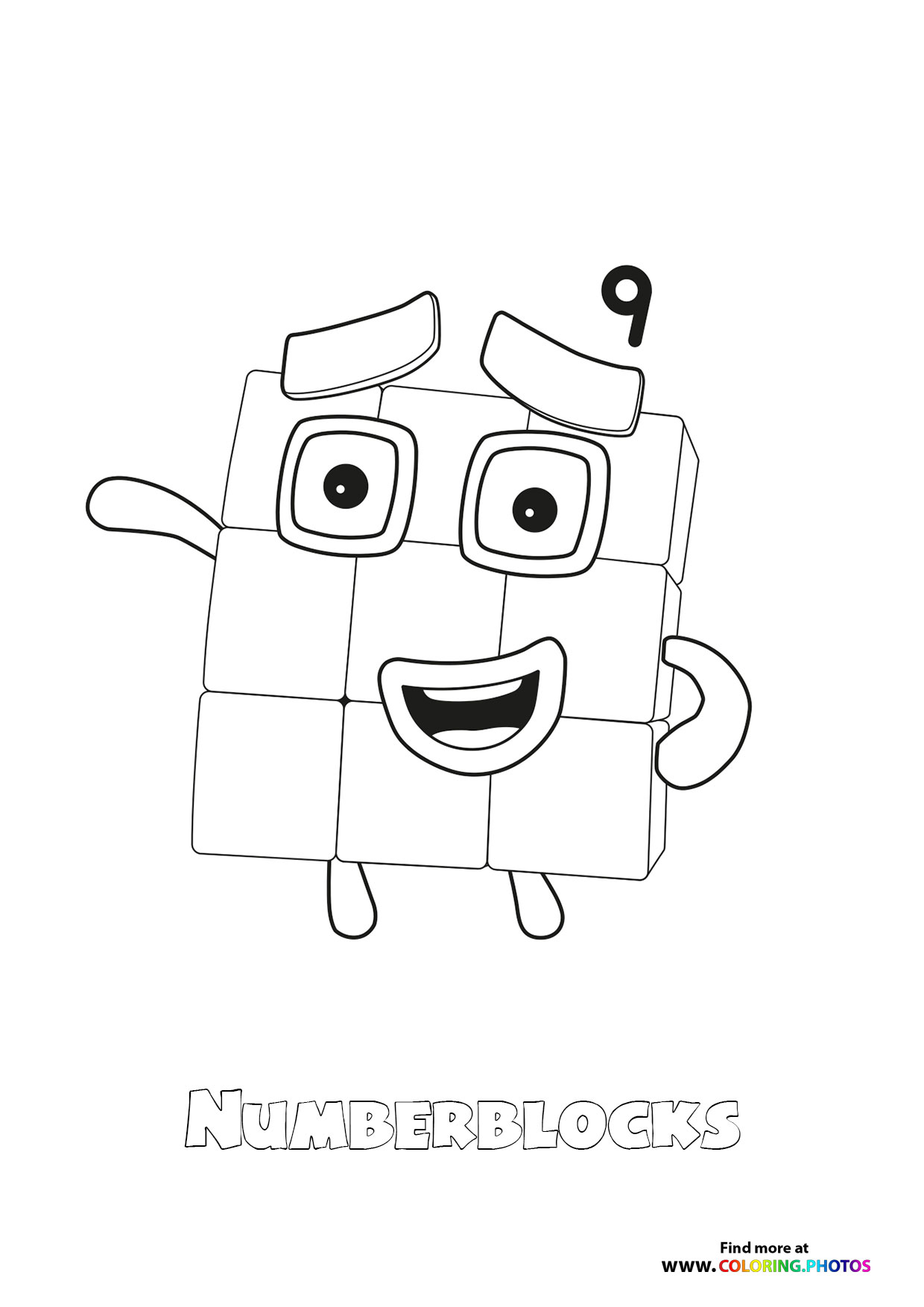 Number 9 Numberblocks