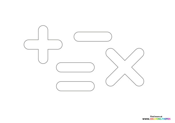 Numberblocks math symbols
