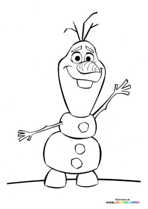 Olaf waving