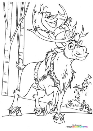 Olaf with Sven