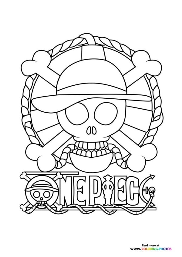 One Piece Anime Logo with font