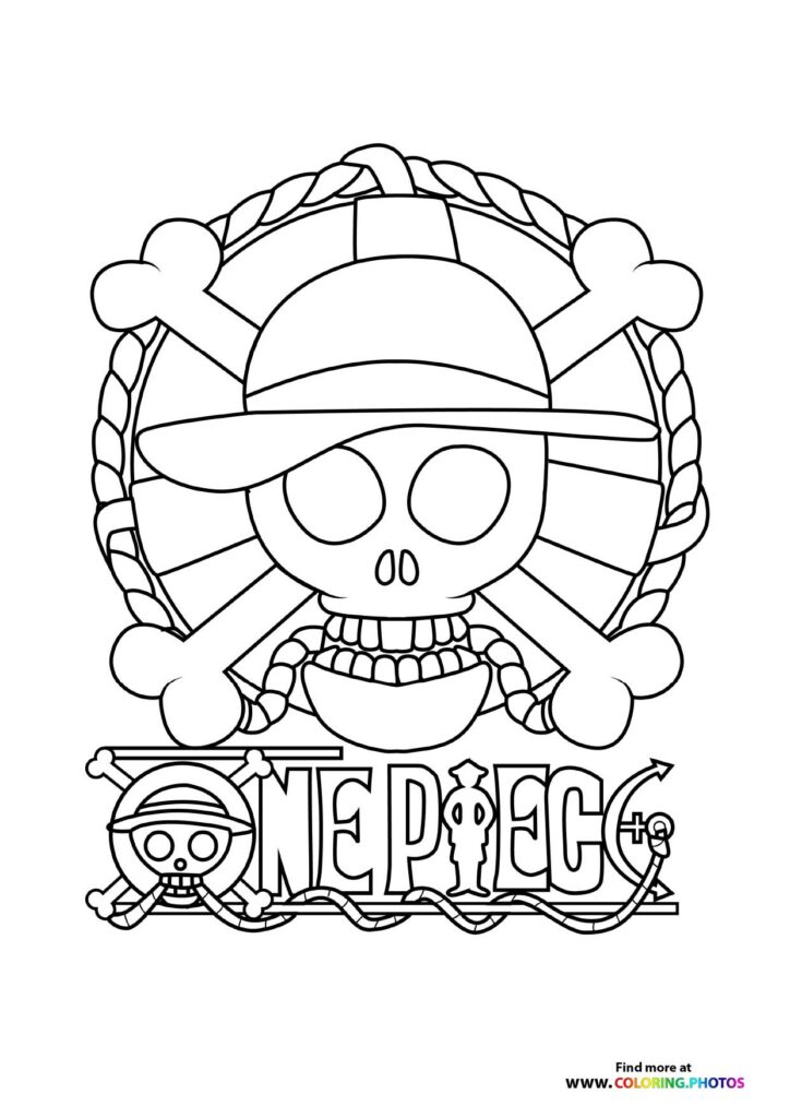 One Piece Anime Logo with font