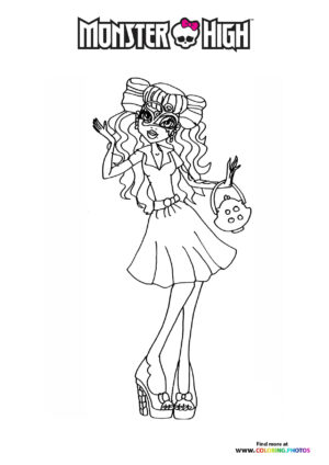 Draculaura with Bow and Purse