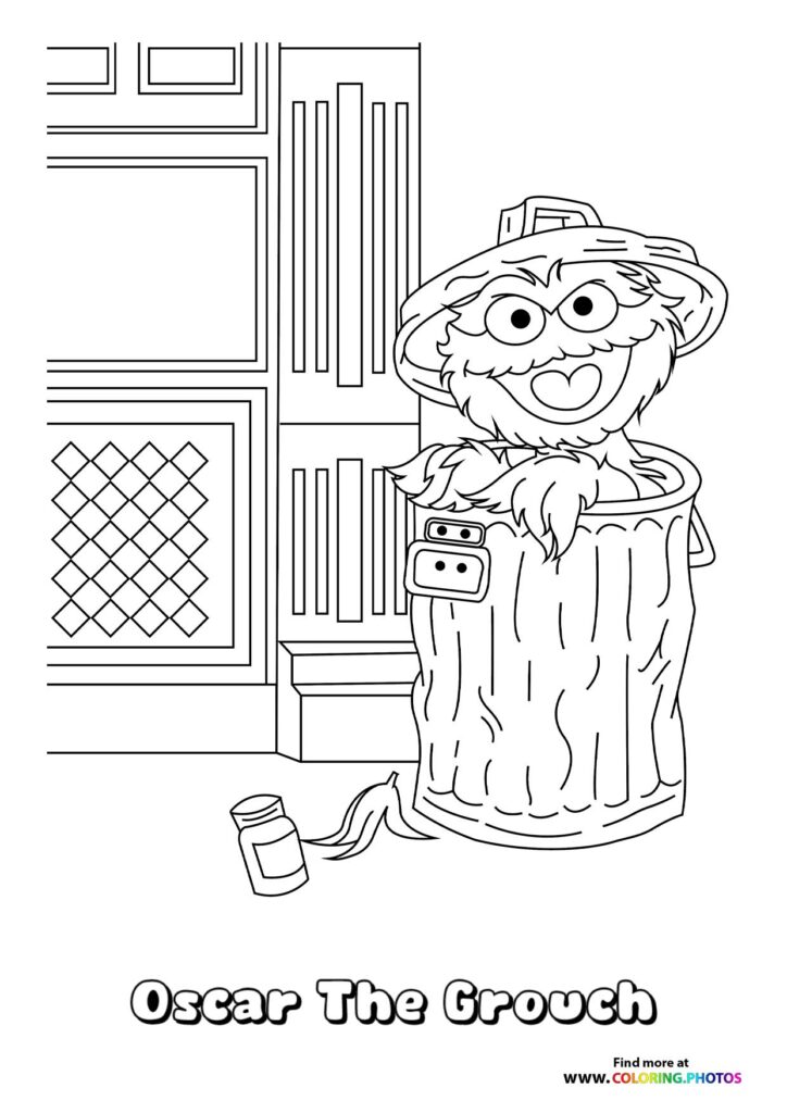 Oscar The Grouch from Sesame street