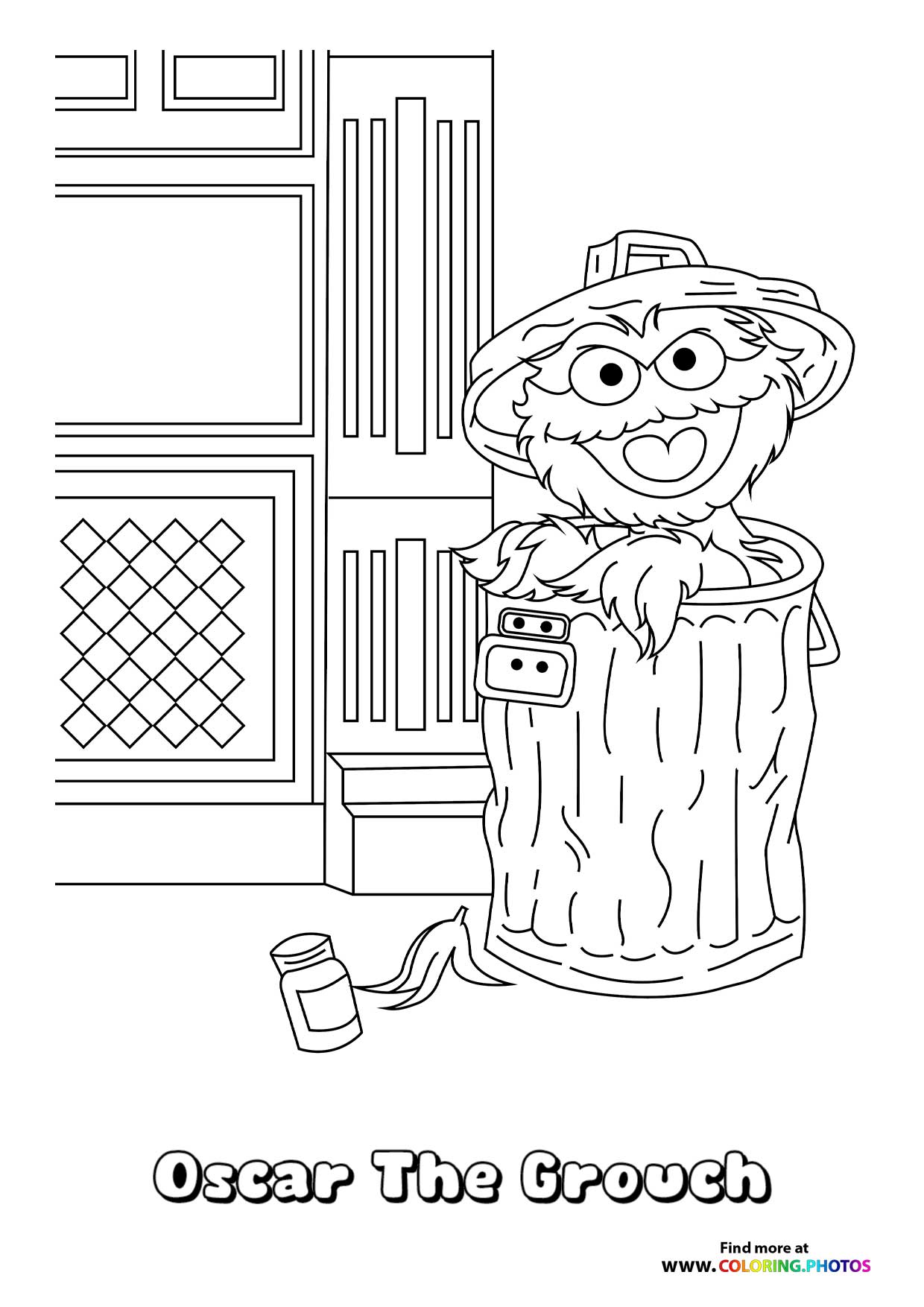 Oscar The Grouch from Sesame street