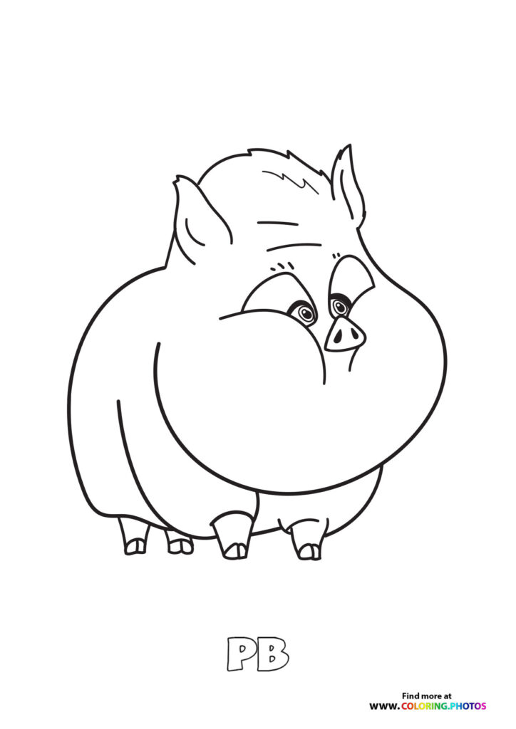 PB Super Pet coloring page