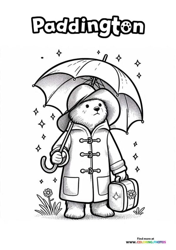 Paddington with Umbrella