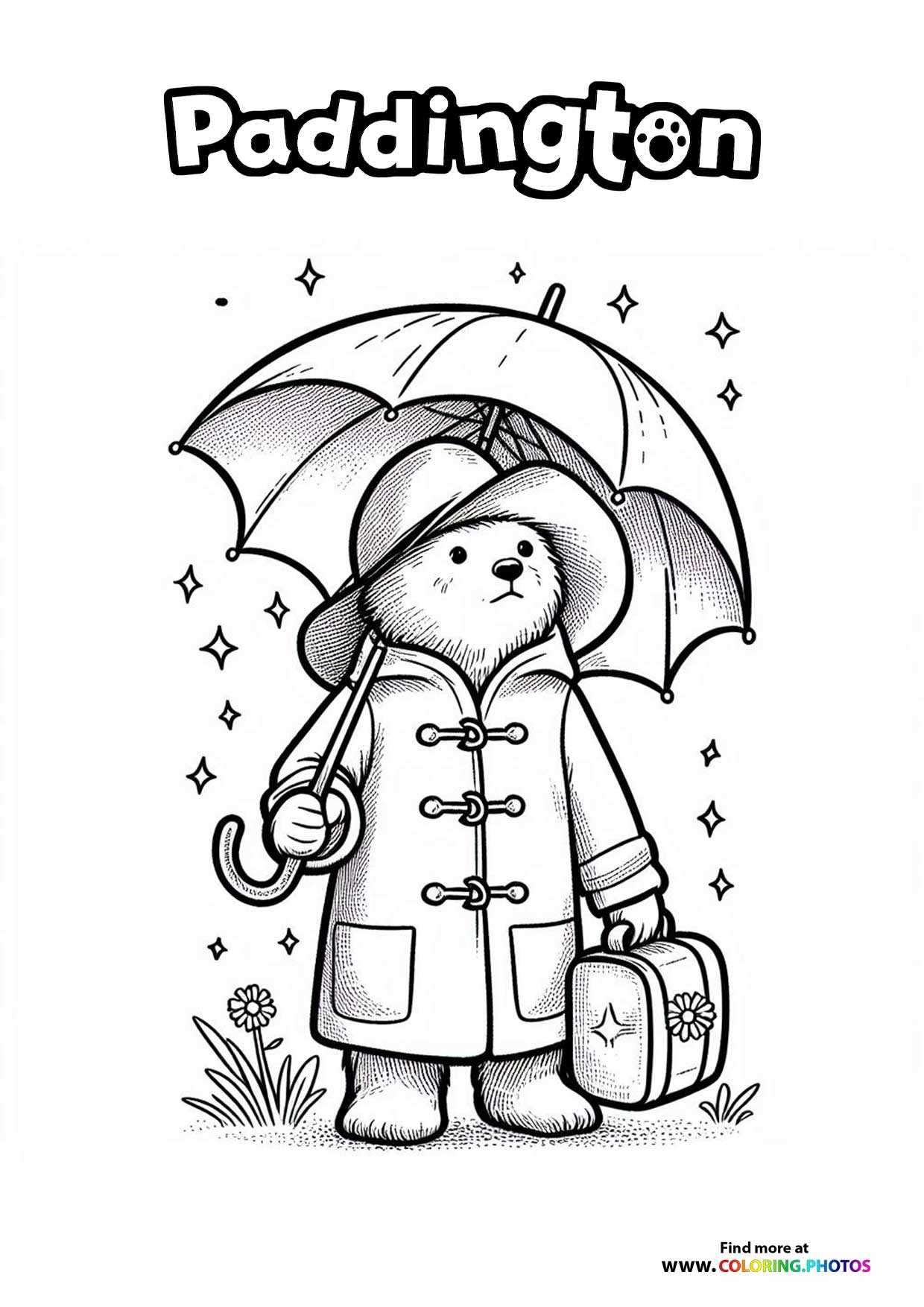 Paddington with Umbrella