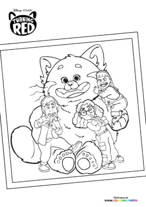 Mei and Friends with Red Panda