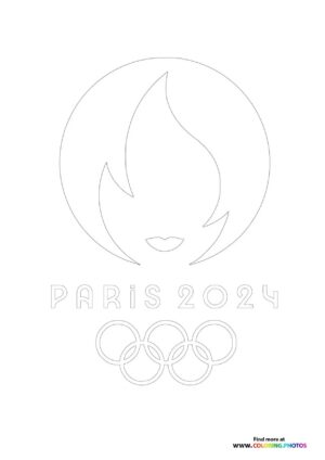 Paris 2024 Olympics face logo