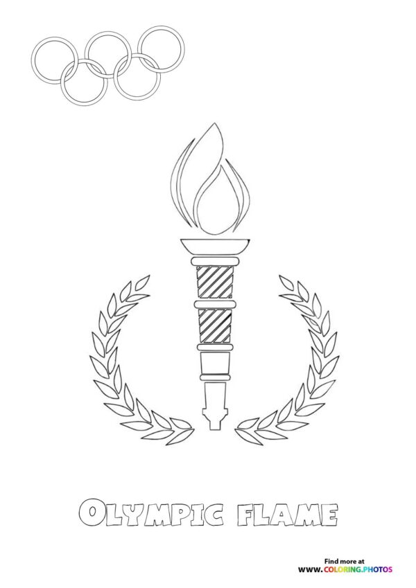 Paris 2024 Olympics flame