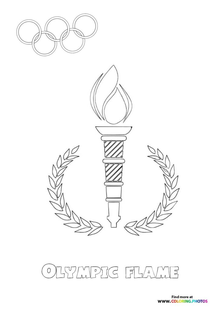 Paris 2024 Olympics flame