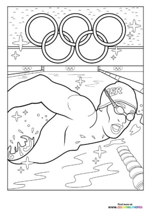 Paris 2024 Olympics swimmer