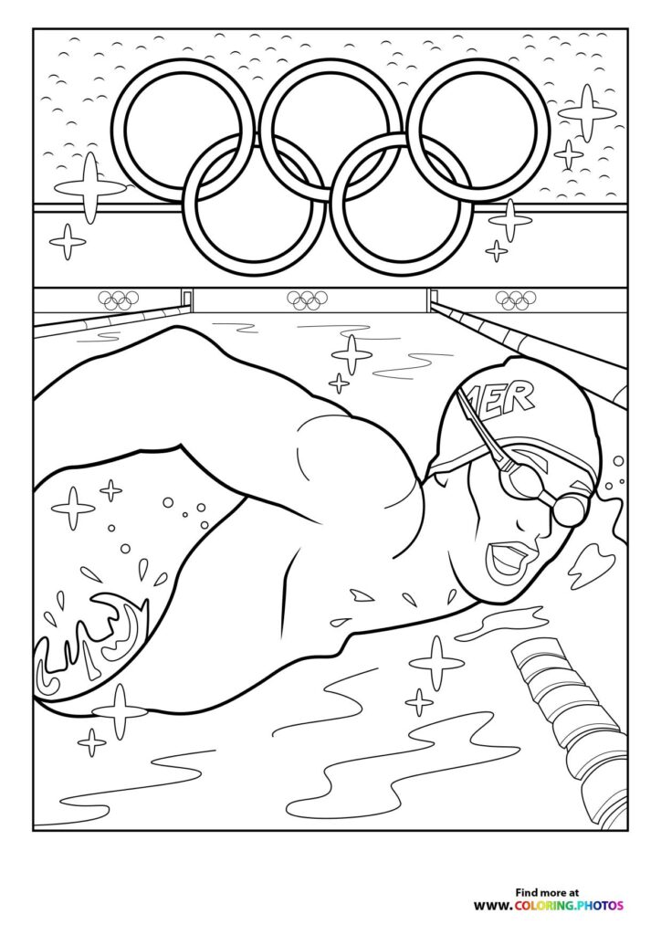 Paris 2024 Olympics swimmer