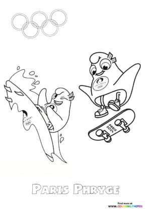 Paris Phryge Skateboarding Olympics 2024