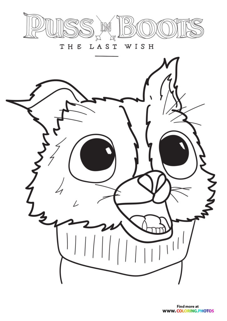 Puss in Boots Cute Face