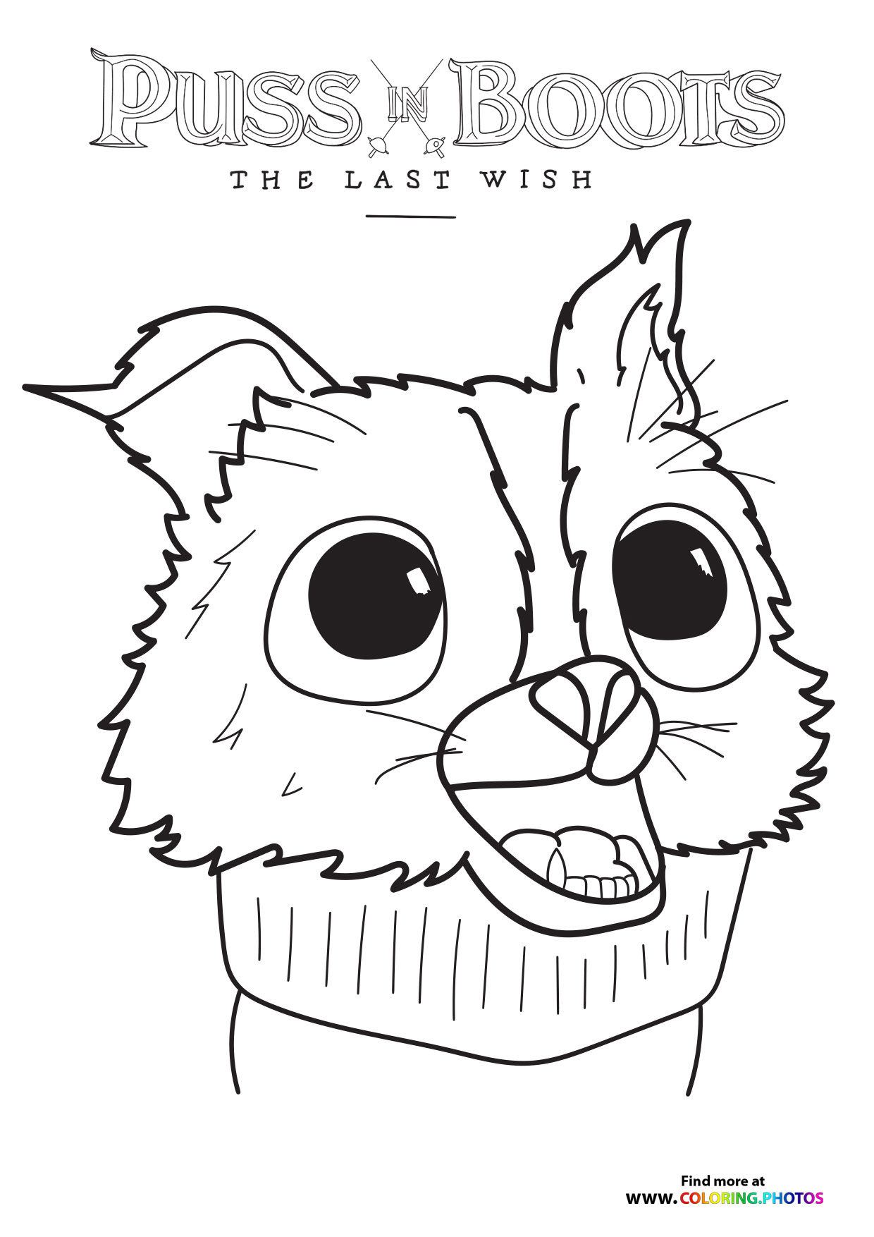 Puss in Boots Cute Face