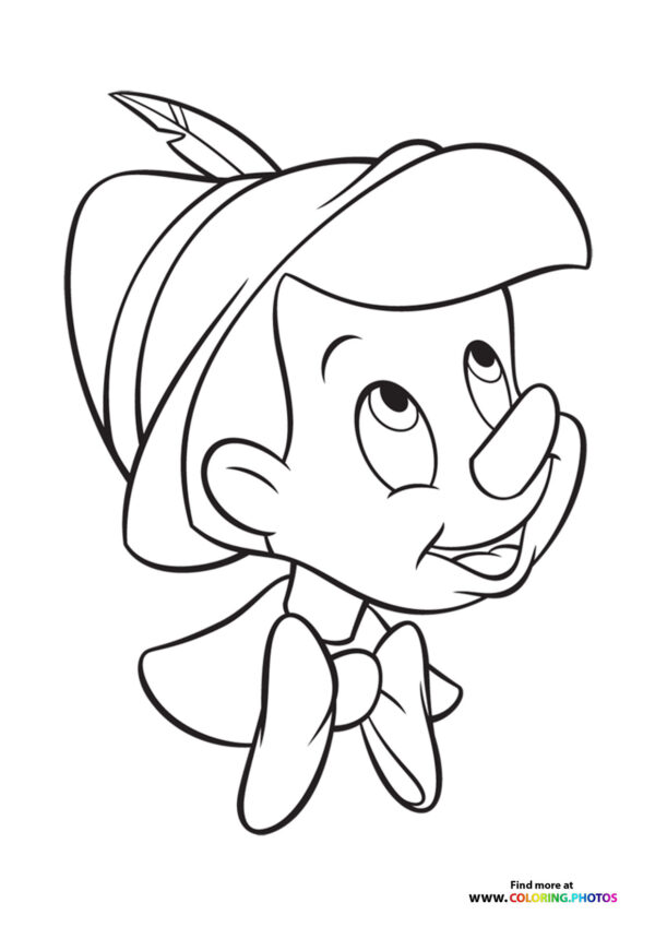 Pinocchio with Feathered Hat
