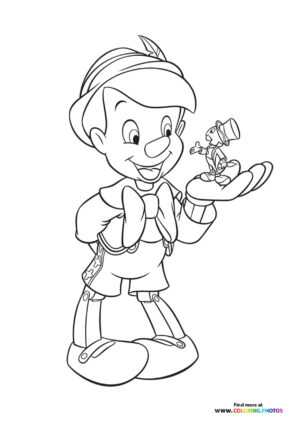 Pinocchio with Jiminy Cricket