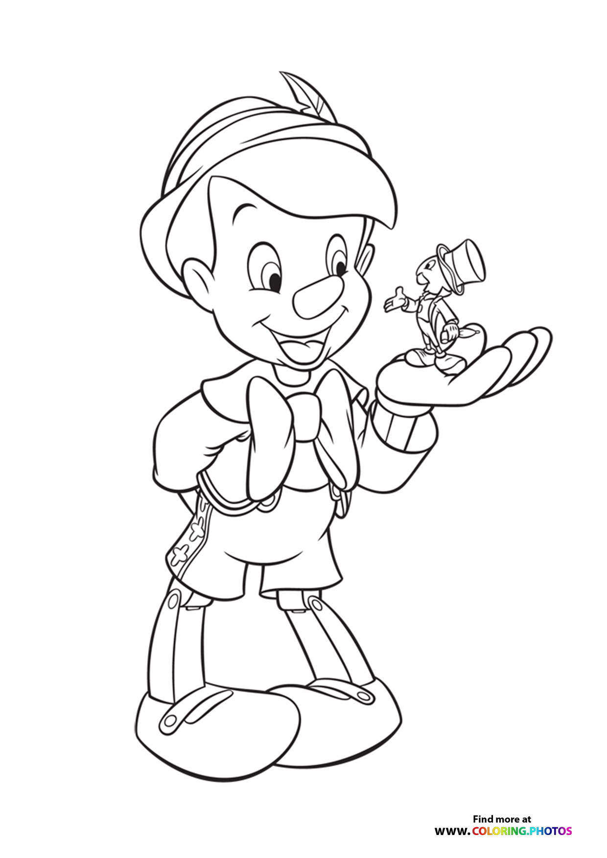 Pinocchio with Jiminy Cricket