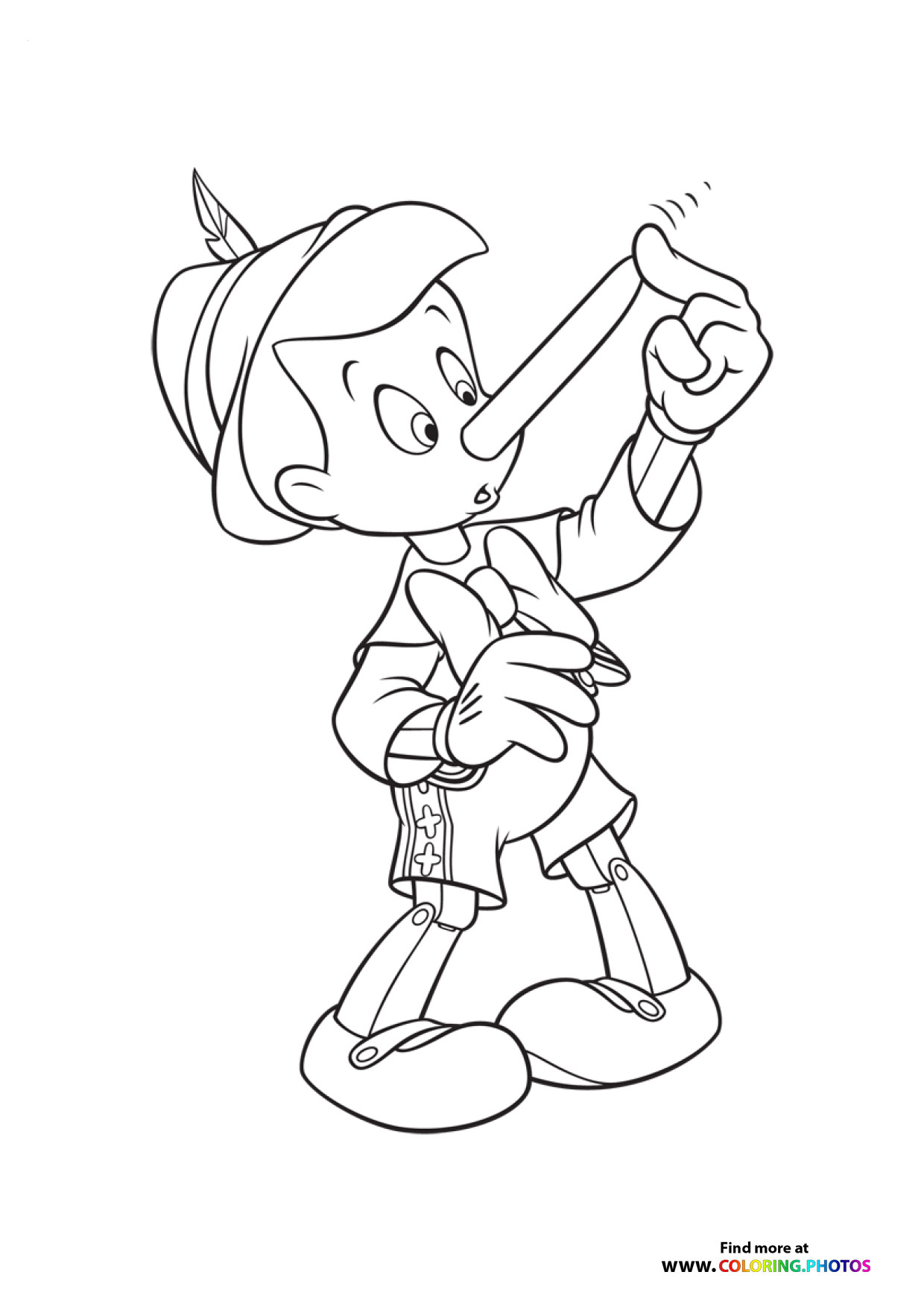 Pinocchio Cheerful Pose