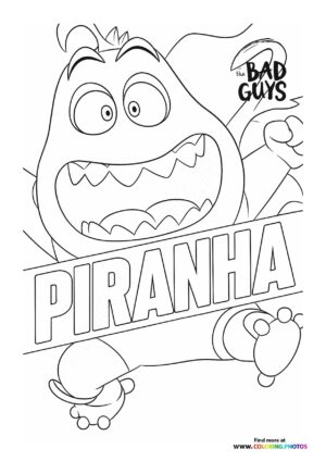 Piranha from The Bad Guys 2
