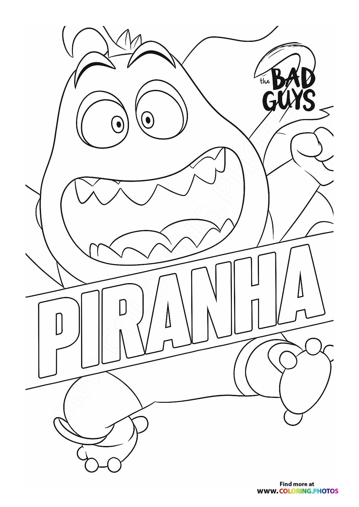 Piranha from The Bad Guys 2