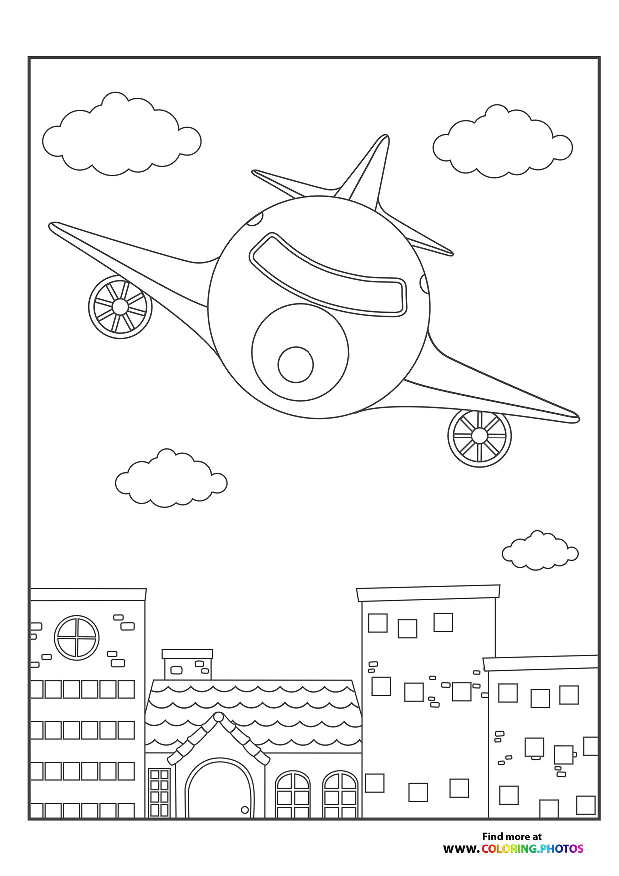 Plane comming in