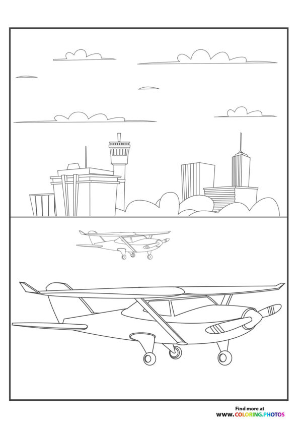 Planes getting ready for takeoff