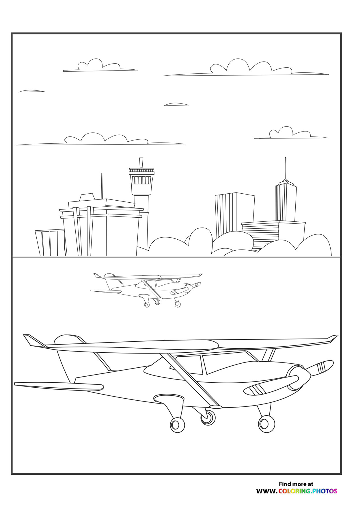 Planes getting ready for takeoff