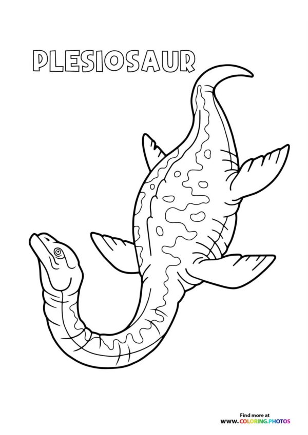 Plesiosaur dinosaur