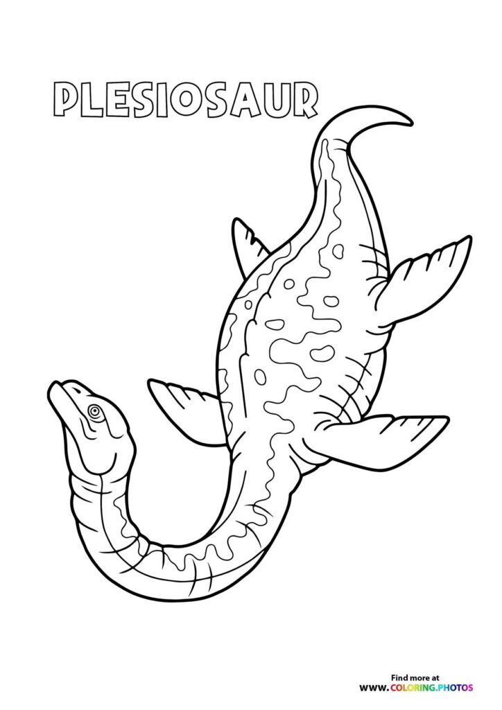 Plesiosaur dinosaur