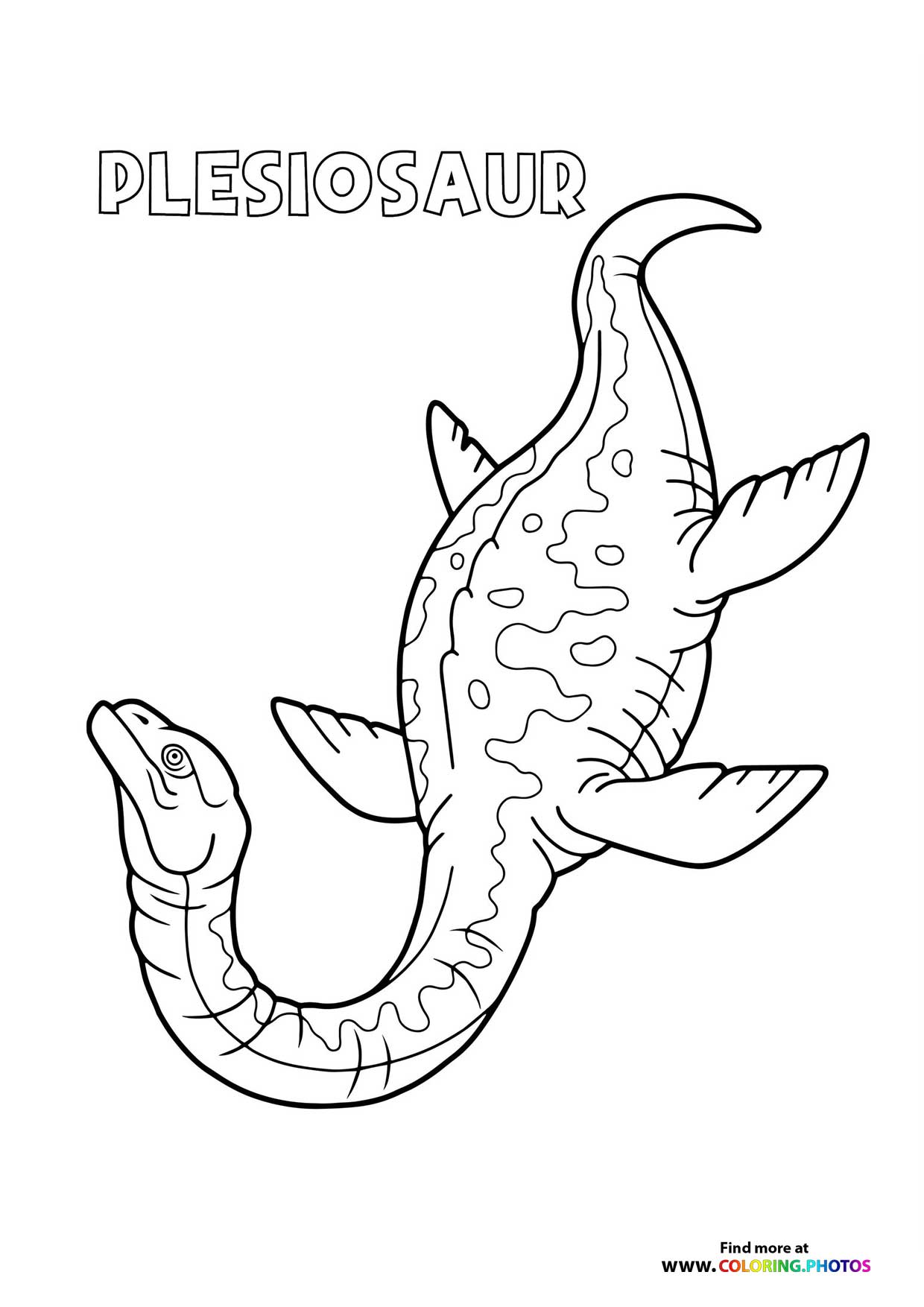 Plesiosaur dinosaur