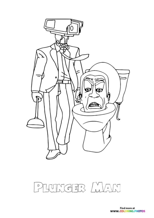 Plunger Man from Skibidi Toilet