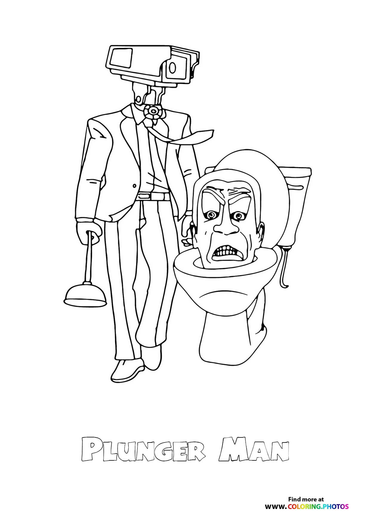 Plunger Man from Skibidi Toilet