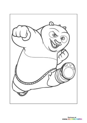 Po in Kung Fu Pose