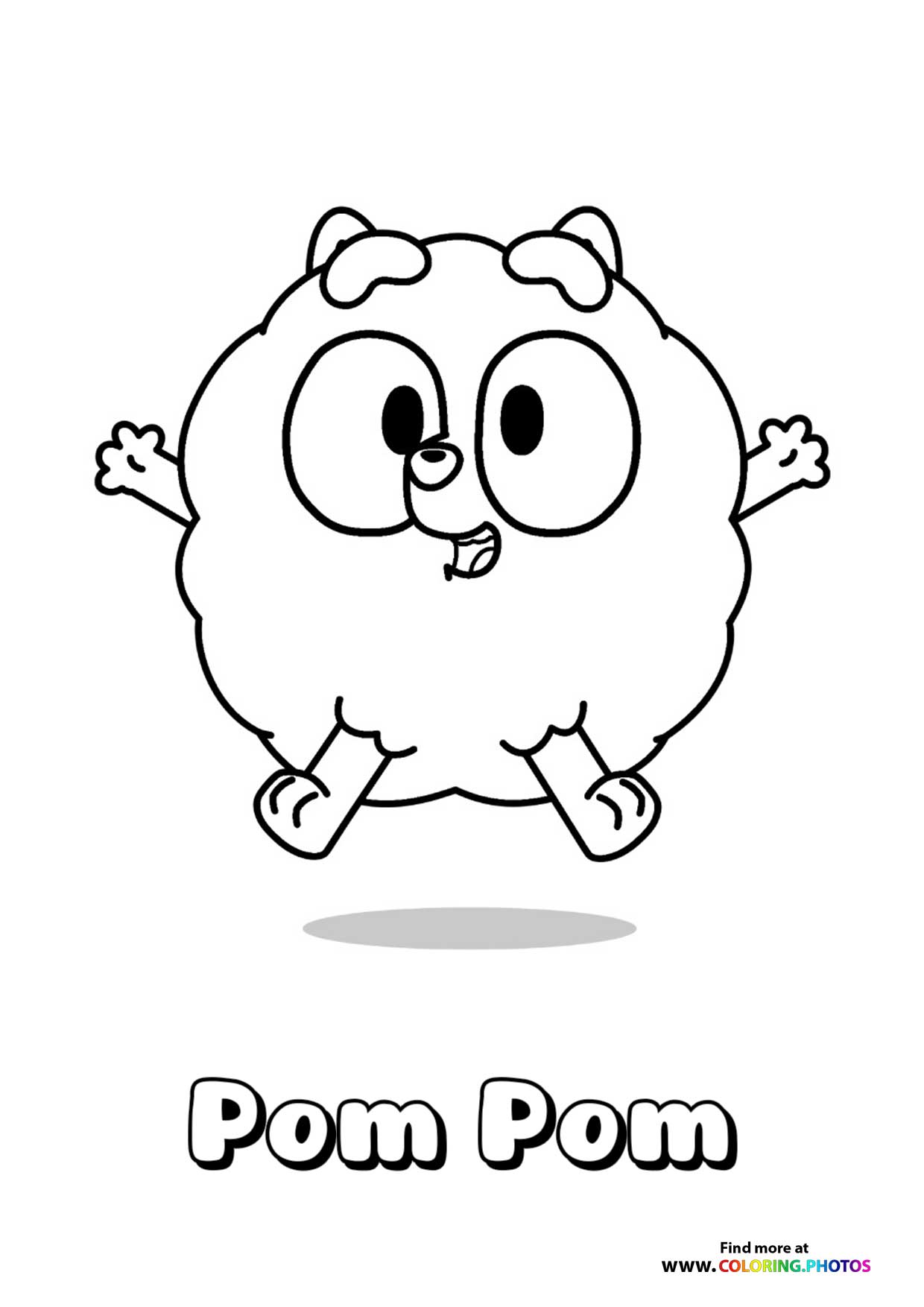 Pom Pom from Bluey
