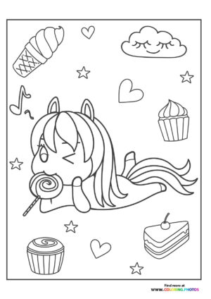 Pony eating