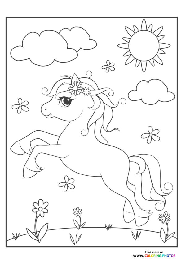 Pony jumping
