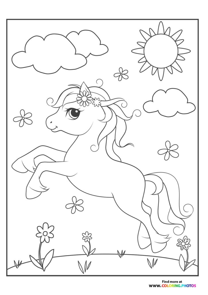 Pony jumping