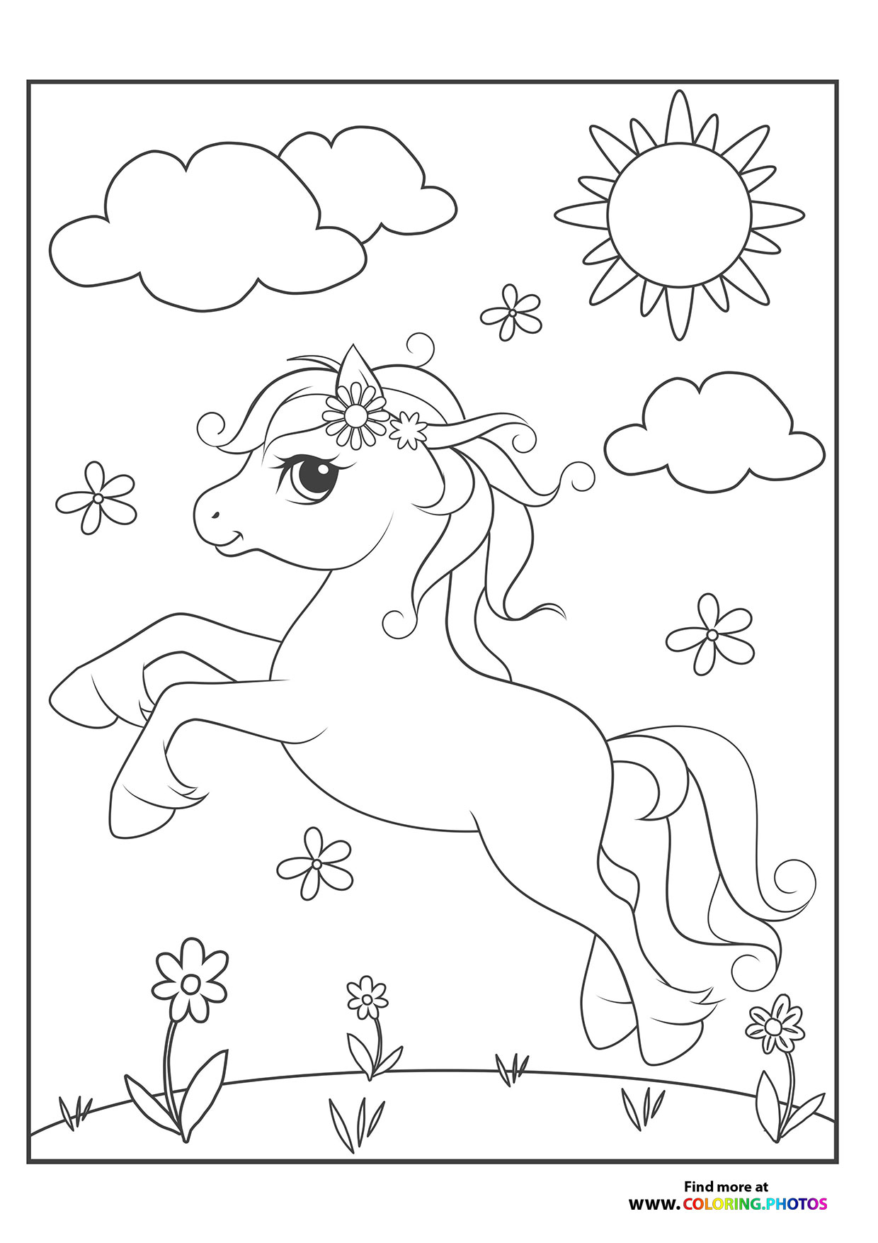 Pony jumping