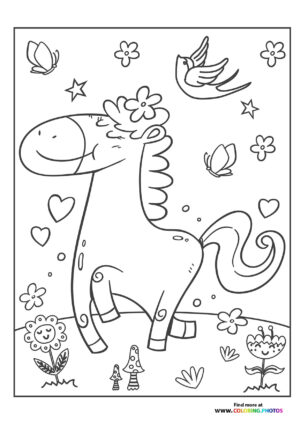 Pony posing