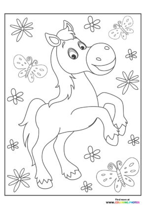 Pony smiling