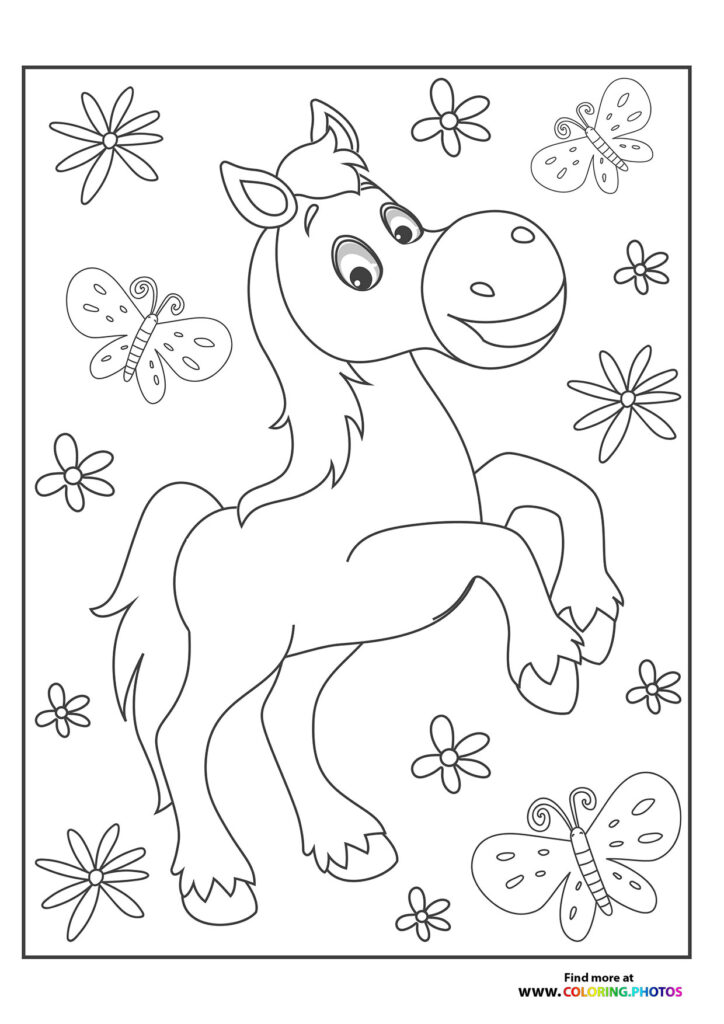 Pony smiling