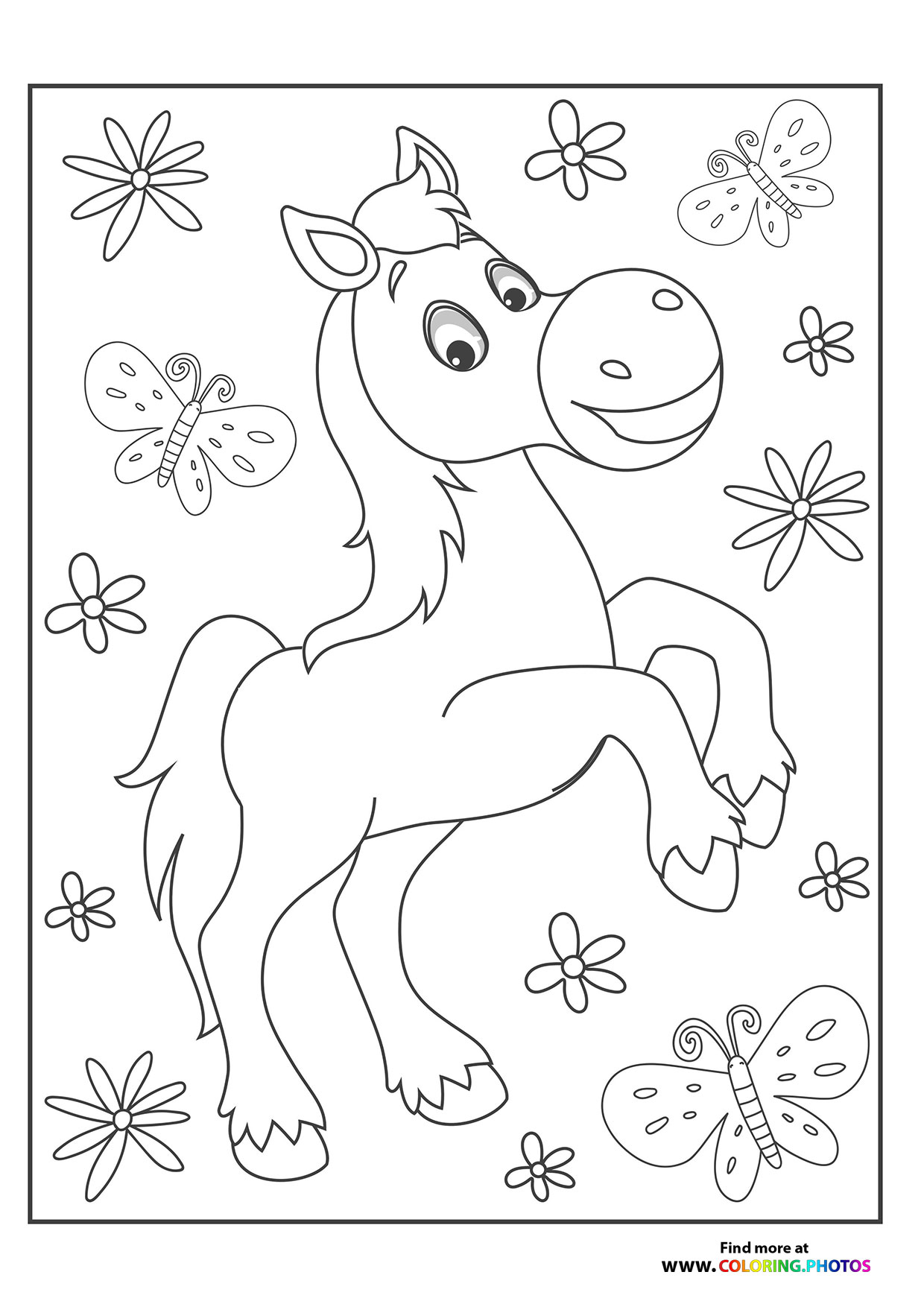 Pony smiling