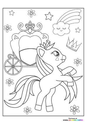 Pony with crown