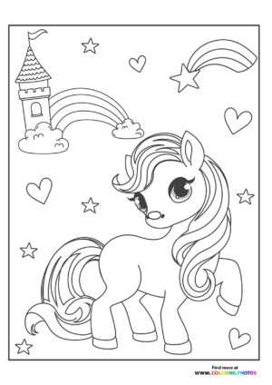 Pony with tower