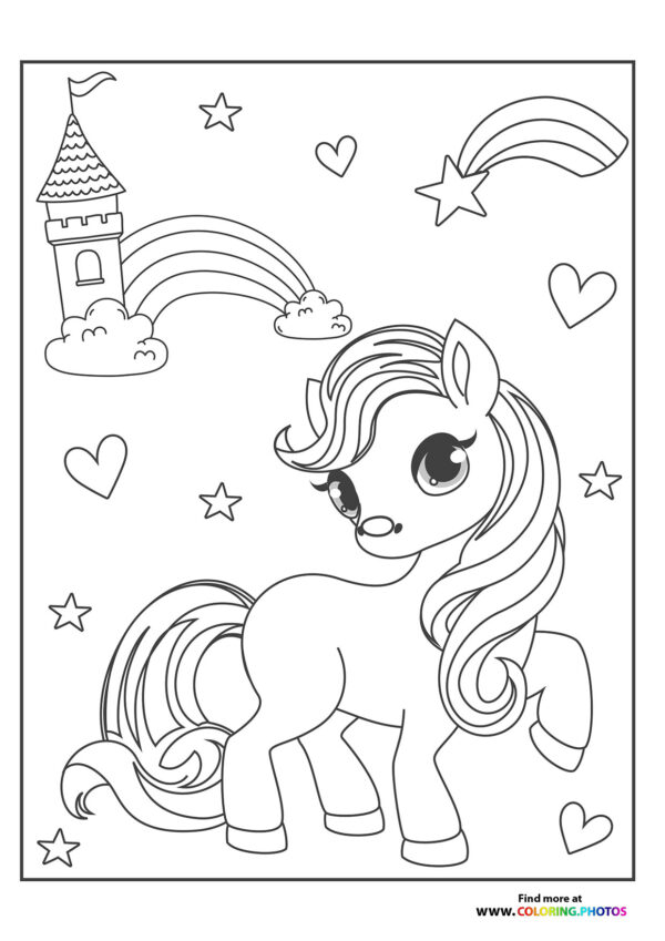 Pony with tower
