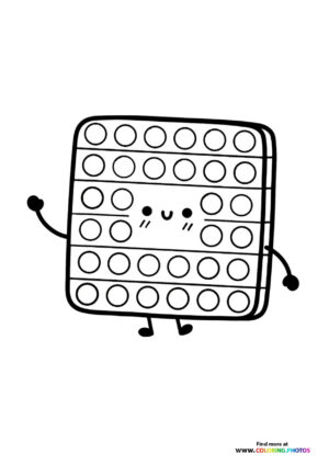 Pop It Fidget Toy Character